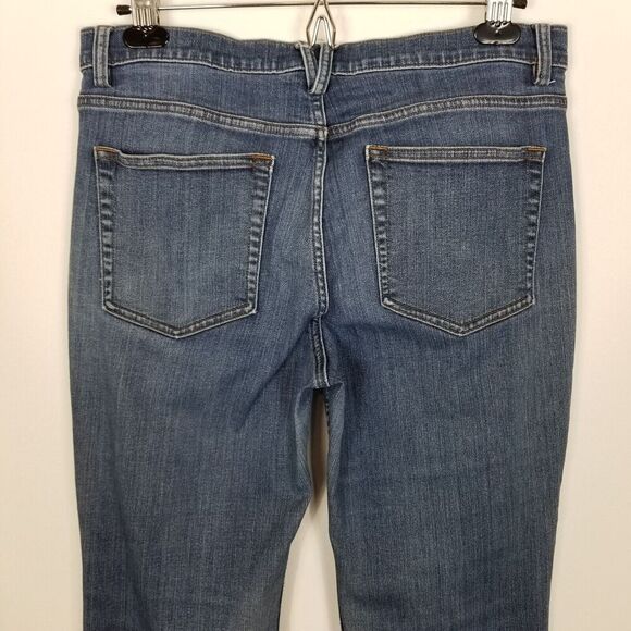 Duluth Trading Women Daily Denim Bootcut Jeans Size 10 x 33 Light Blue Mid Rise - Picture 4 of 5